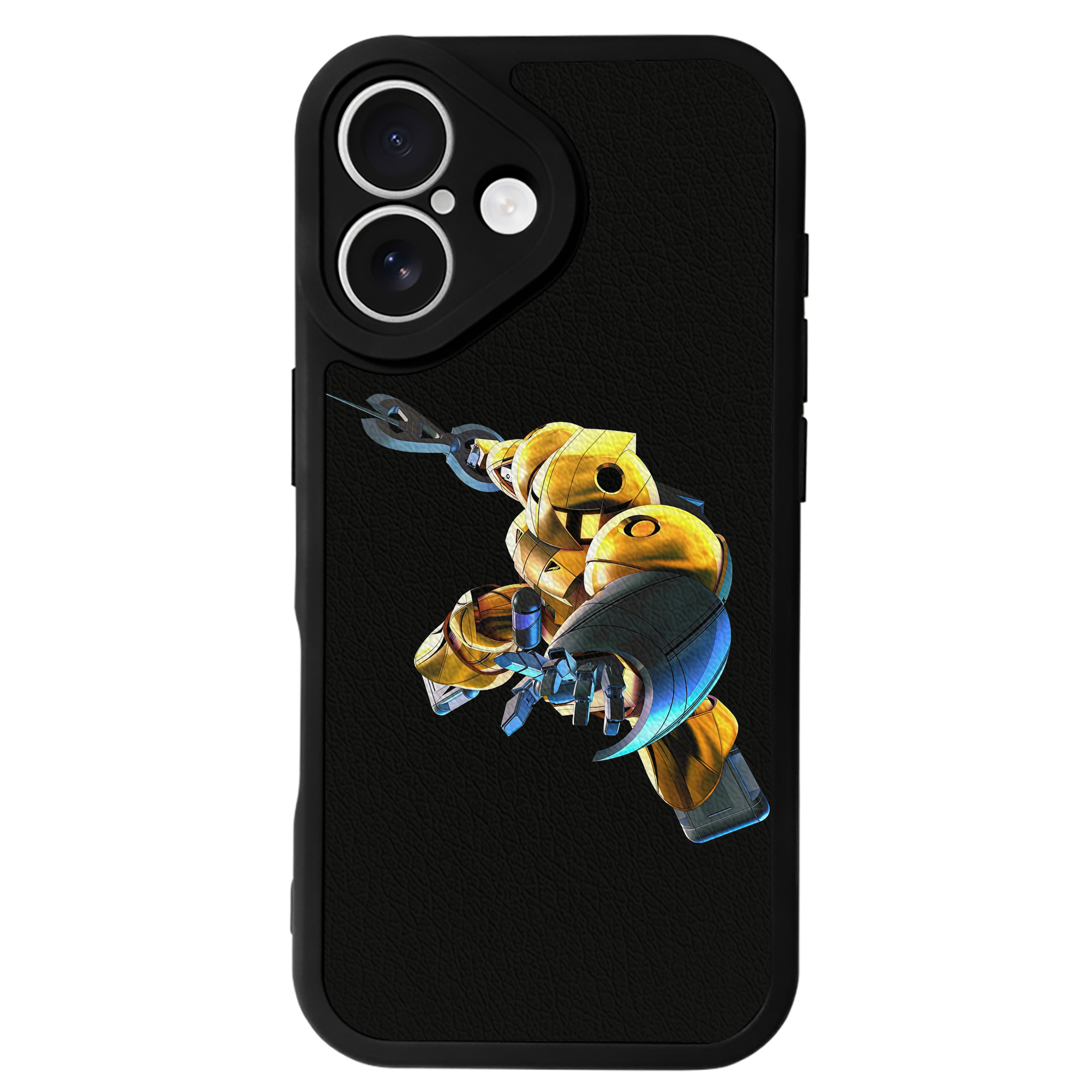 （画像用） 機動戦士ガンダム Mobile Suit Gundam 【iPhone 16シリーズ対応】シリコンスマホケース（レザー調） 材質：シリコン